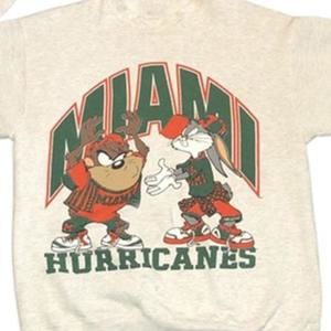 NCAA Miami Hurricanes Looney Tunes Shirt, University Of Miami Shirt